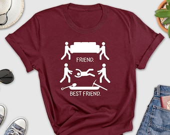 Friend vs Best Friend Shirt, Funny Friend Shirt, Funny Gift for Friend, Hilarious Shirt, Besties Shirts, Best Friend Tee, Sarcastic Shirt,