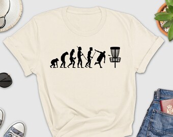 Disc Golf Shirt, Disc Golf Evolution Shirt, Disc Golf Player Shirt, Frisbee Golf Shirt, Evolution Of Disc Golf Shirt, Disc Golf Enthusiast