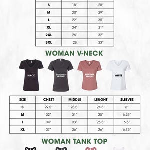 a poster with different types of shirts on it