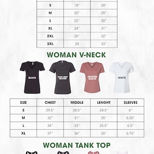 a poster with different types of shirts on it