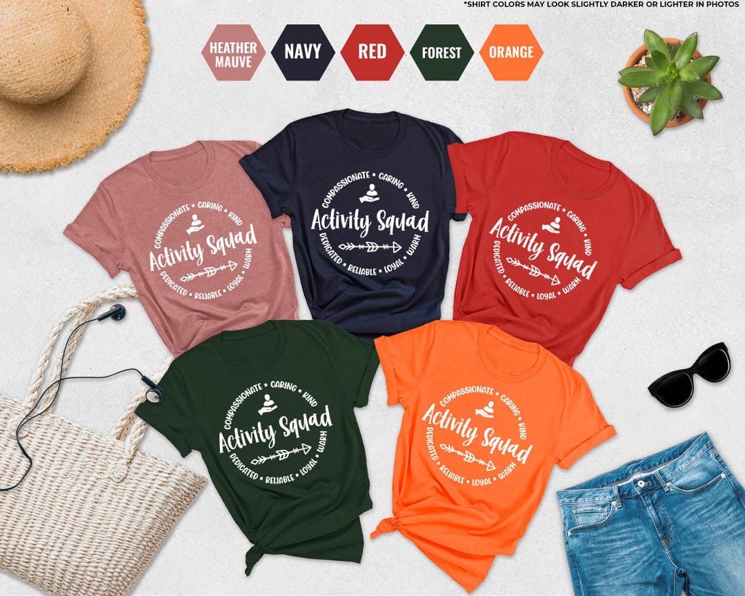 Activity Squad Shirt, Activity Assistant Shirt,activity Gift, Activity ...