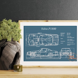 VOLVO P1800 Blueprint