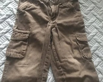 Boys brown cargo pants 3T