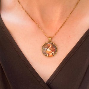 Woodland Nymph Pendant - Nature Necklace - Earth Goddess Pendant - Unique Gift for Her - Fairy Jewelry - Fantasy Necklace - Druid Jewelry