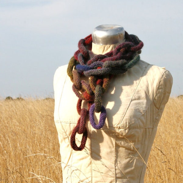Prairie Chain Scarf Knitting Pattern