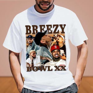 Chris Brown Breezy Bowl XX Comfort Colors T-Shirt, Chris Brown Album Shirt, Chris Brown Fan Gift, Chris Brown Merch Shirt, Music Lovers