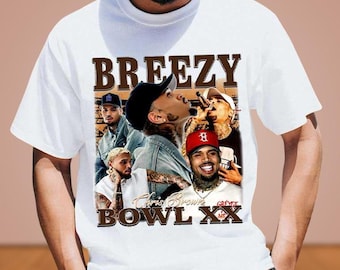 Chris Brown Breezy Bowl XX Comfort Colors T-Shirt, Chris Brown Album Shirt, Chris Brown Fan Gift, Chris Brown Merch Shirt, Music Lovers