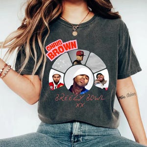 Vintage Chris Brown Tour Breezy Bowl XX Comfort Colors Shirt, Chris Brown Merch, Chris Brown Tour Tee, Chris Brown Fan Gift Shirt