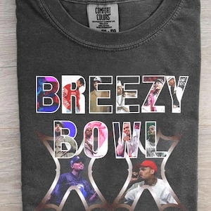 Chris Brown Breezy Bowl XX Comfort Colors Shirt, Chris Brown Album Shirt, Chris Brown Fan Tee, Chris Brown Merch, Cb Tour 2025 Shirt