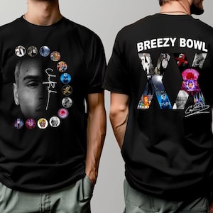 Chris Brown Breezy Bowl XX Tour 2025 Comfort Colors Shirt, Breezy Bowl Shirt, Chris Brown Merch T-Shirt, Chris Brown Tee Gift For Fan