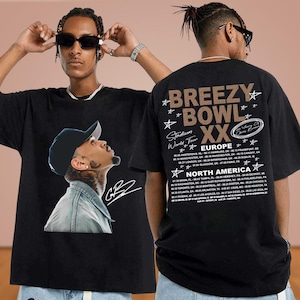 Chris Brown Breezy Bowl XX Shirt, Chris Brown Album Sweatshirt, Chris Brown Fan Gift, Chris Brown Merch Tee Shirt, Cb Tour 2025 Hoodie