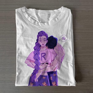 Kpop Demon Hunters Comfort Colors Shirt, Saja Girls Fan, Anime Tee, Gift For Her Him, Kpop Shirt, Kpop Huntrix Pin, Demon Hunter Tiger
