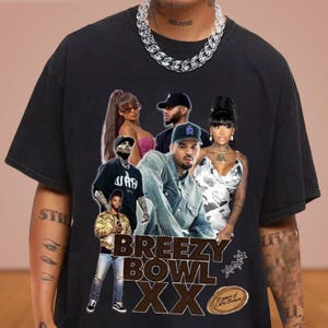 Chris Brown Tour Breezy Bowl XX V2 Comfort Colors Shirt, Concert 2025 Shirt, Chris Brown Graphic Tee, Chris Brown Tee, Chris Brown Gift