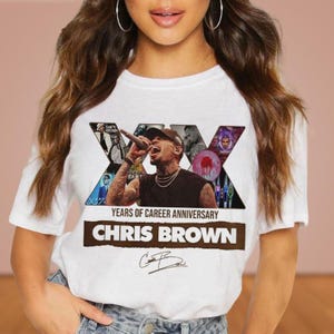 Chris Brown Breezy Bowl XX Tour Comfort Colors Tee, Chris Brown Album Shirt, Chris Brown Fan Gift, Chris Brown Merch, Cb Tour 2025 Tee