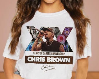 Chris Brown Breezy Bowl XX Tour Comfort Colors Tee, Chris Brown Album Shirt, Chris Brown Fan Gift, Chris Brown Merch, Cb Tour 2025 Tee