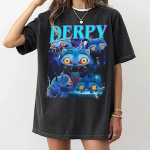 Camiseta vintage Demon Hunter Tiger Bootleg Comfort Colors, Derpy the Tiger e Bird Demon Hunter Kpop, fãs de Hunters Tiger, camiseta Huntrix
