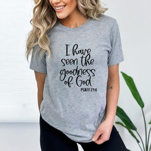 I have seen the goodness of God black png