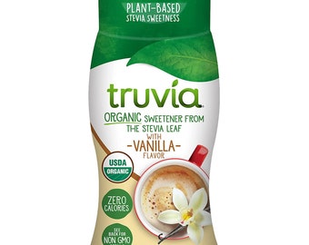 Organic Zero-Calorie Liquid Stevia Sweetener, 2.7 Fluid Ounce Bottle, Vanilla Flavor