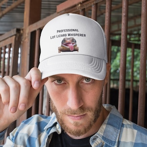 Funny Trucker Hat – Lot Lizard Whisperer Cap – Gag Gift for Truckers – Blue Collar Humor Hat – Sarcastic Work Cap – Unique Gift for Him