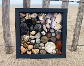 Arte con conchas, arte con conchas marinas, decoración costera