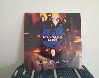 Wu-Tang Clan 'C.R.E.A.M. (Cash Rules Everything Around Me) vinyl record 1994 / VG condition