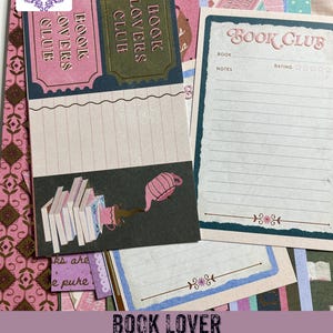Junk Journal/Scrapbook Kit | Book Lover | 50 Pieces