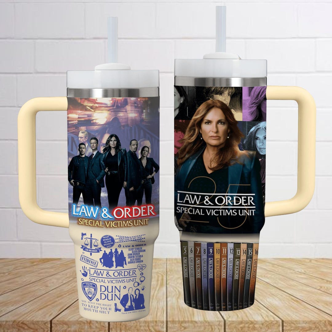 Law and Order 40oz Tumbler, Svu Movie Insulated Tumbler, Tv