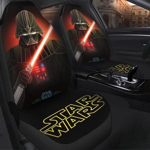 Star Wars Car Seat Cover,  Darth Vader Car Decor, Disney Movie Car Seat Protector, Galaxy&#39;s Edge Car Accessories, Auto Seat Covers