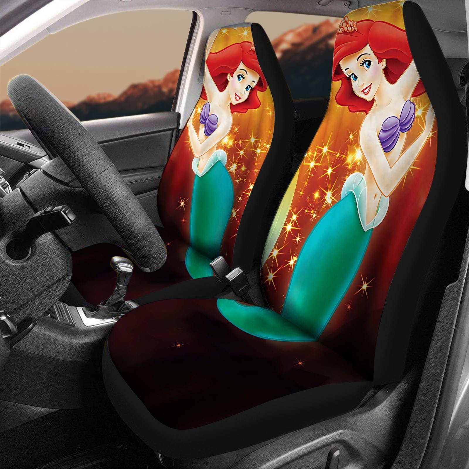 Little Mermaid Car Seat Cover