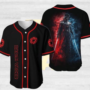 Darth Vader Baseball Jersey, Star Wars Jersey Shirt, Anakin Skywalker Shirt, Disney Movie Jersey For Men, Disneyland Jersey