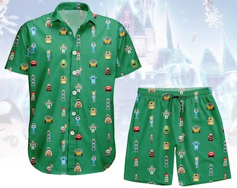 Camiseta con botones de Toy Story de Disney, camiseta de Toy Story de Disney World, camiseta corta de Toy Story de Disney, camiseta con personajes de películas, camiseta de Disneyland