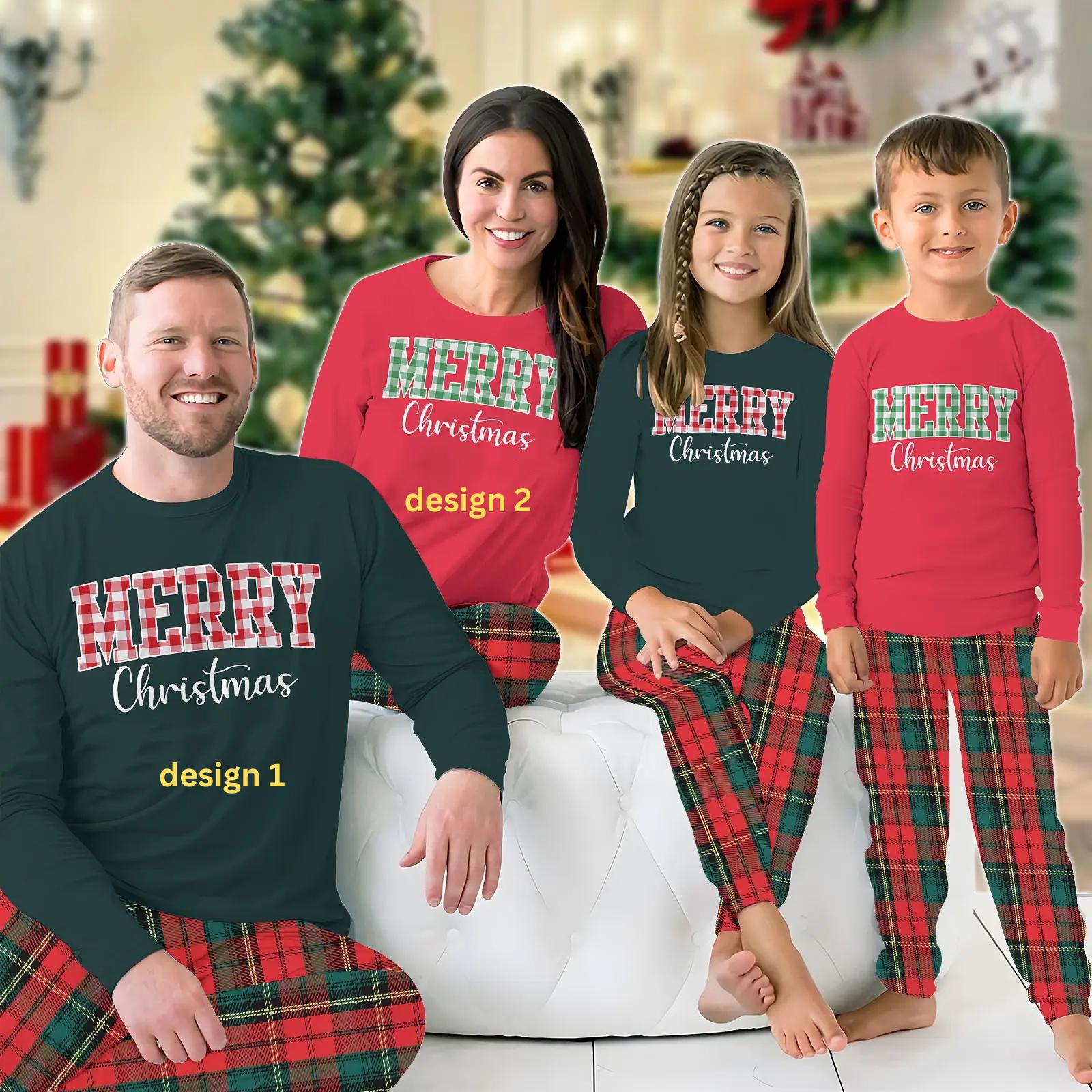 Discover Merry Christmas Family Pajamas Set