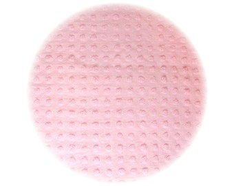 Vintage Morgan Jones Chenille Fabric, Baby Pink Popcorn, 18x24 Fat Quarter