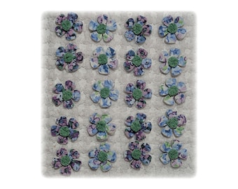 Vintage Quilt Flower Appliques: Primitive Cutter Quilt Pieces, 20 Multi-Color Die Cuts