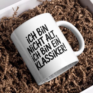 Taza de café divertida No soy viejo Soy un regalo clásico para hombres y mujeres Taza de cumpleaños vintage con frase para colegas