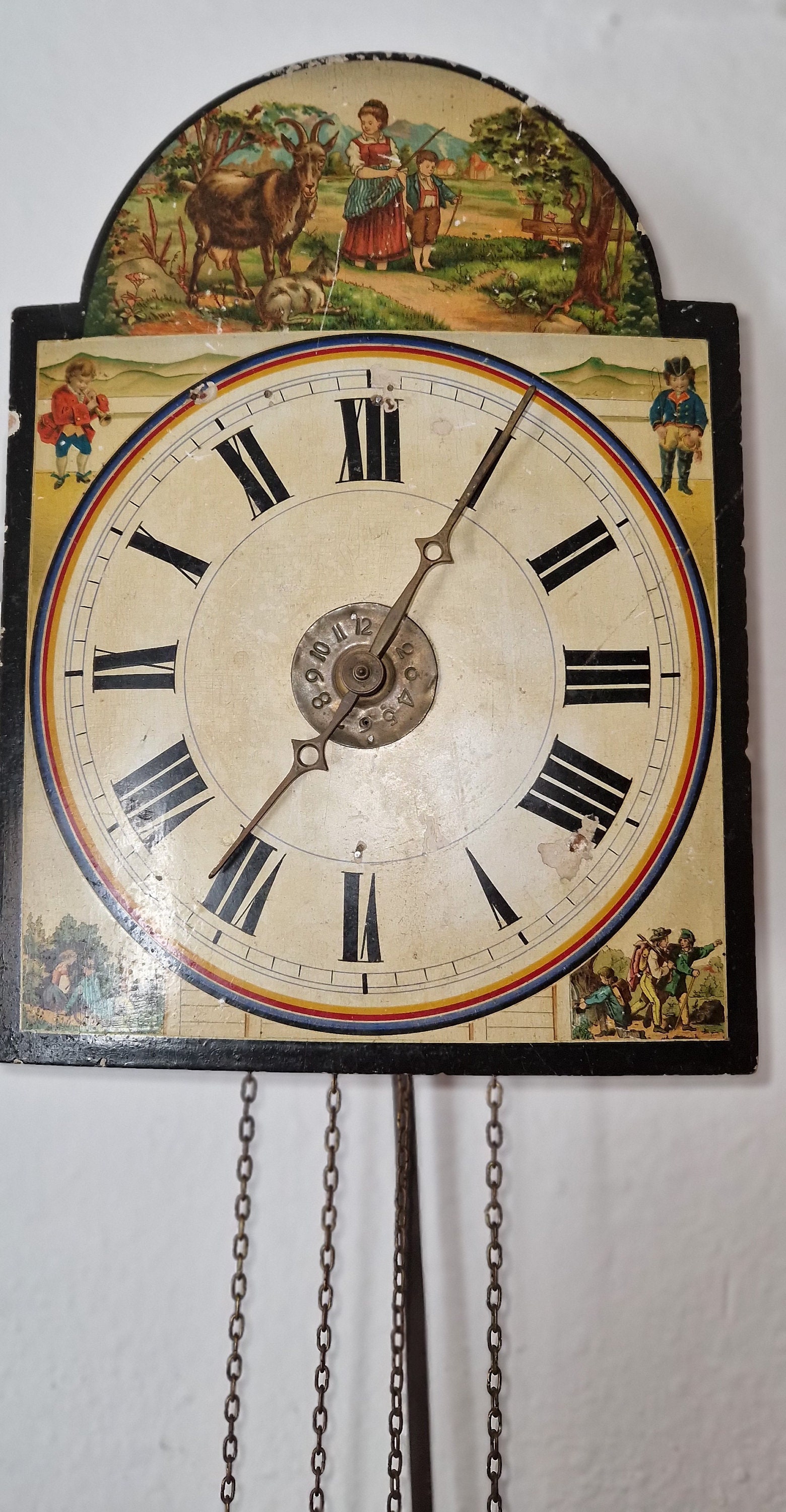 Gong Pendeluhr Gewichte Einstellen BRAND OF FACTORY Wanduhr Mit