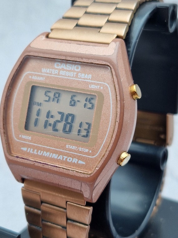 Casio b640w rose gold hotsell