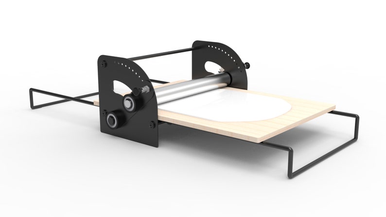 Hand Print Dough Shaping Machine, Clay Thinning, Roller Dough Press, Dough Thinning, Croissant Dough, Laser Cut, Wood Plan DXF PDF image 5