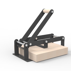 Foldable Manual Press Clamp | Wooden Press Jig Plans | DIY Hand Press Design | Portable Workbench Clamp Tool | Digital Download CNC Files image 4