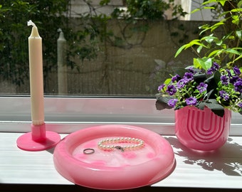 Pink home decor set