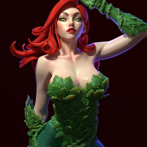 Poison Ivy - STL-Datei Hochwertiges 3D-Druckerharz SLA