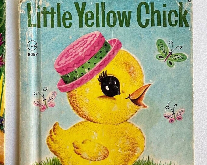 Little Yellow Chick - Vintage Junior Elf Book - Easter Basket Gift ...