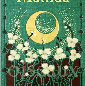 Moon Garden Bookplates Vintage Book Labels Bestselling Gorgeous Personalized Gift, Ex Libris, Unique Art Deco Book Plates image 1