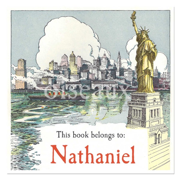 Nyc Vintage Stamps Etsy