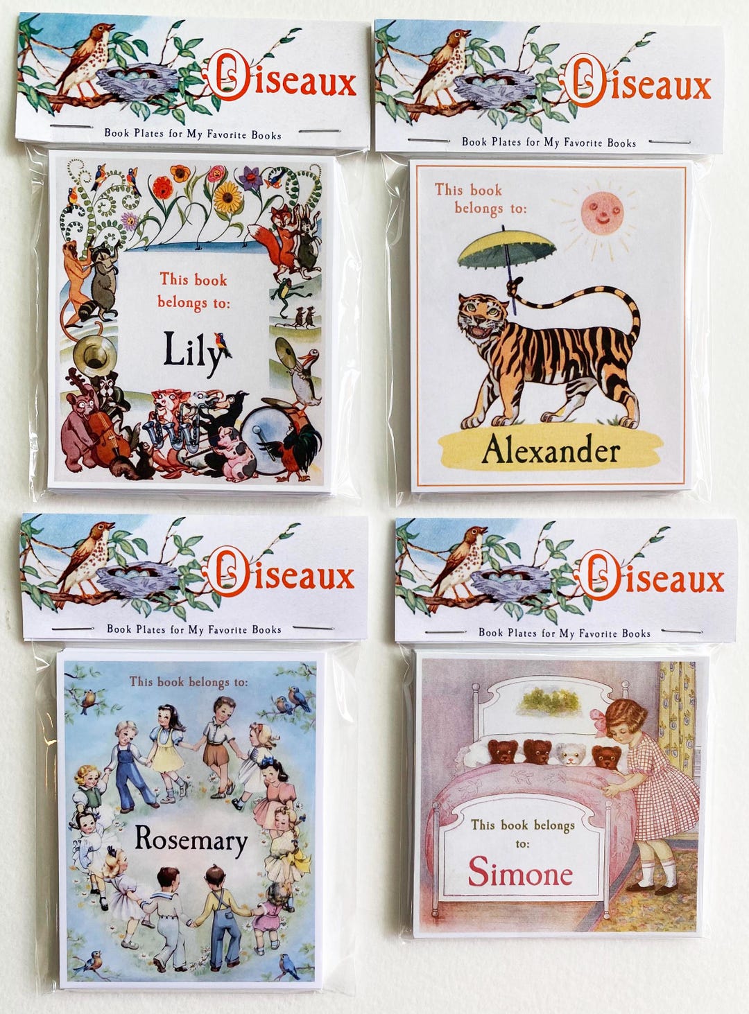 Pre-personalized Bookplates - 1/2 Price Heritage Book Labels ...