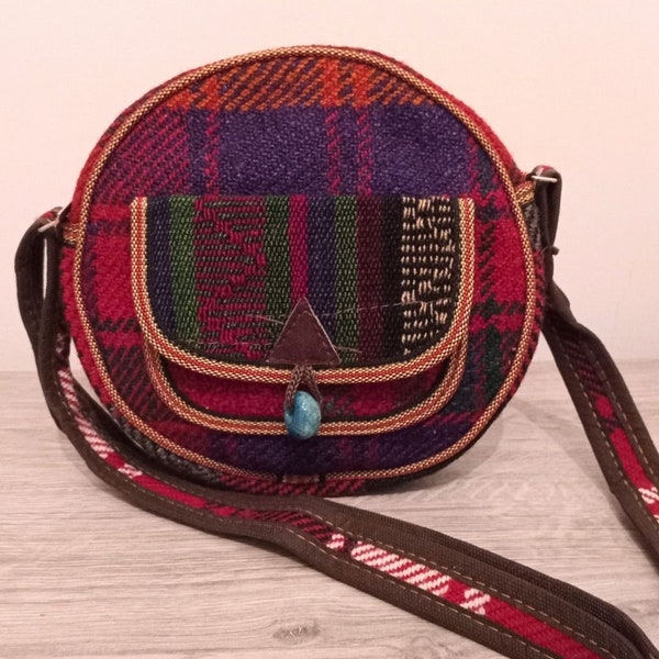 Bohemian Bag,Ethnic Kilim Handbag,Handmade Kilim Bag,Side Bag, Anatolian Kilim Bag,Shoulder Bag,Handmade Bag,Turkish Kilim Bag