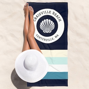 Craigville Beach Towel. Cape Cod Beach Towel. Centerville, Massachusetts. Cape Cod Vacation. Cape Cod Trip