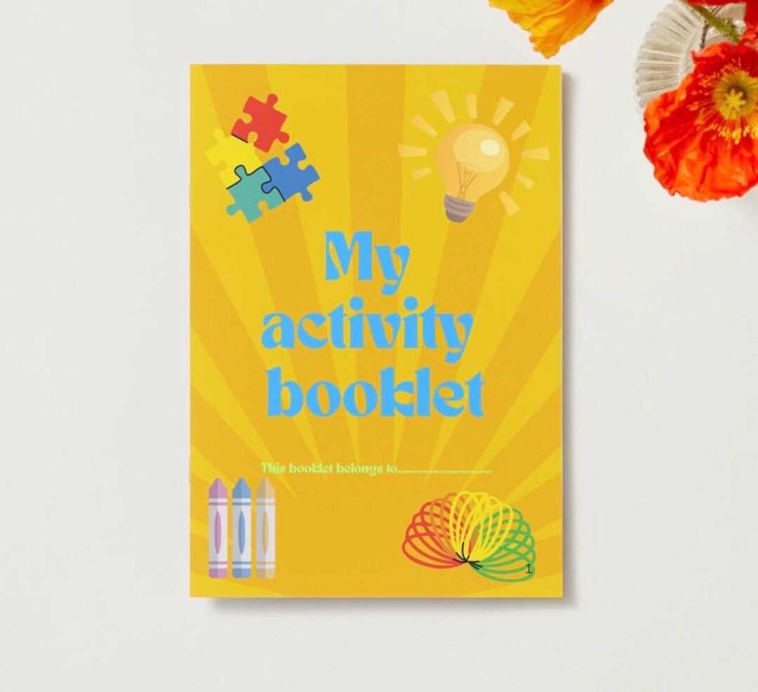 Children’s Activity Booklet (digital) - Etsy