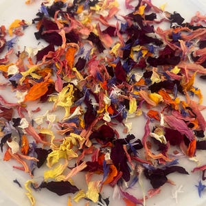 Edible Flower Petal Confetti Sprinkles Summer Mix
