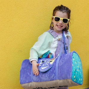 sac à dos  personnalisé enfant /  doudou personnalisé enfant /  les déglingos / sac zébre